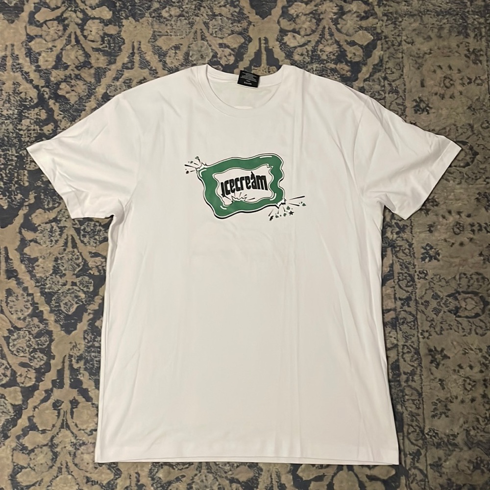 Icecream white/green logo Brand New No tags